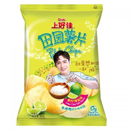 上好佳田园薯片 青柠海盐味