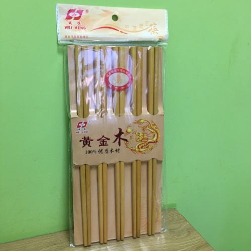 威恒黄金木筷子（10双）