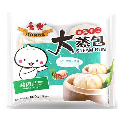 康乐大蒸包-猪肉芹菜味
