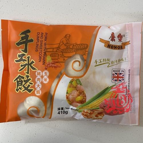 康乐猪肉大虾玉米饺