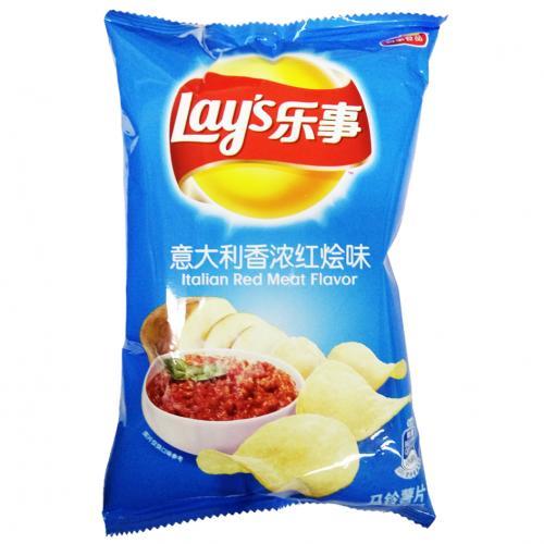 乐事薯片 意大利香浓红烩味