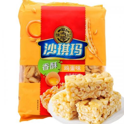 徐福记沙琪玛香酥鸡蛋味160g