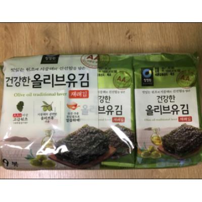 清净园 切片海苔.橄榄油味(9)