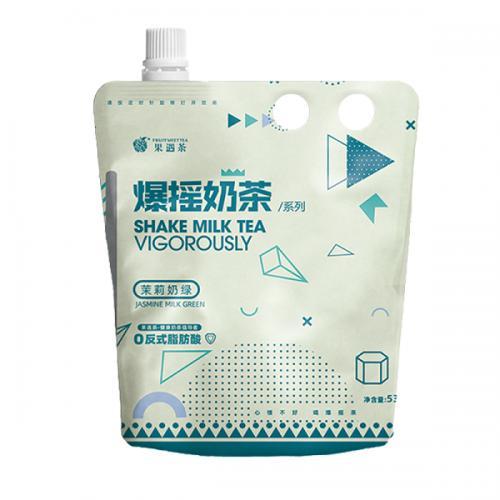 果遇茶爆摇奶茶-茉莉奶绿