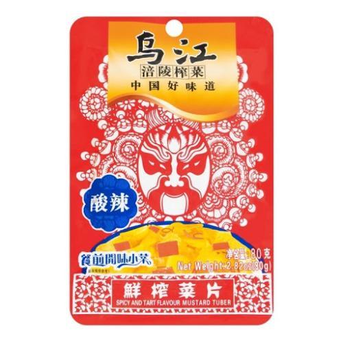 乌江鲜榨菜片-酸辣 80g