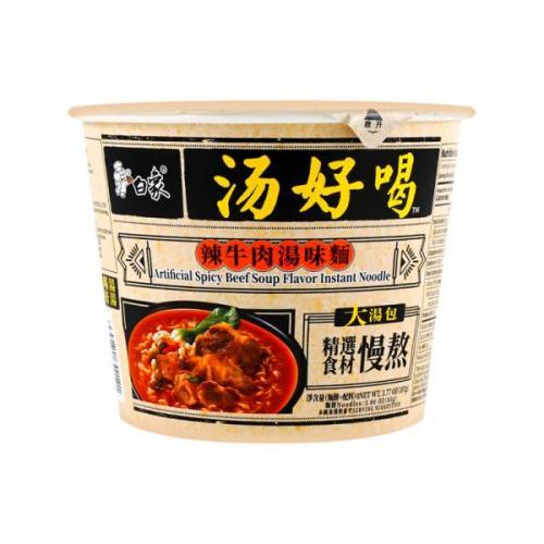 白象汤好喝辣牛肉汤味面 (桶)