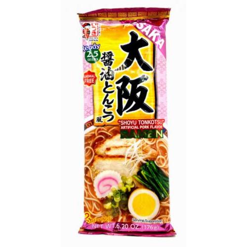 五木日式京都面-大阪酱油豚骨人造猪肉味176g
