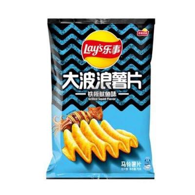 乐事大波浪薯片-铁板鱿鱼味 70g