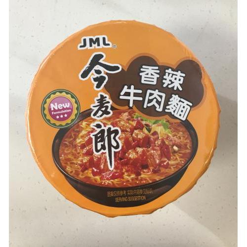 今麦郎香辣牛肉面 (桶)