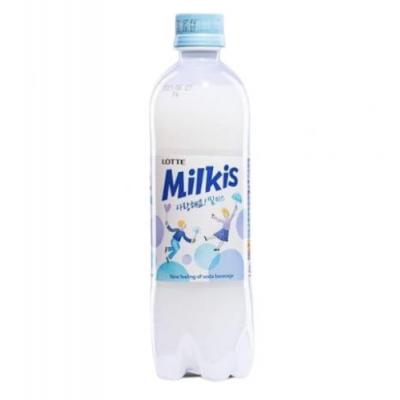 乐天牛奶味苏打水500ml