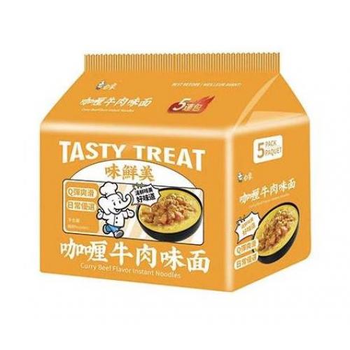 白象味鲜美面 - 咖喱牛肉味 (5) (买1赠1)
