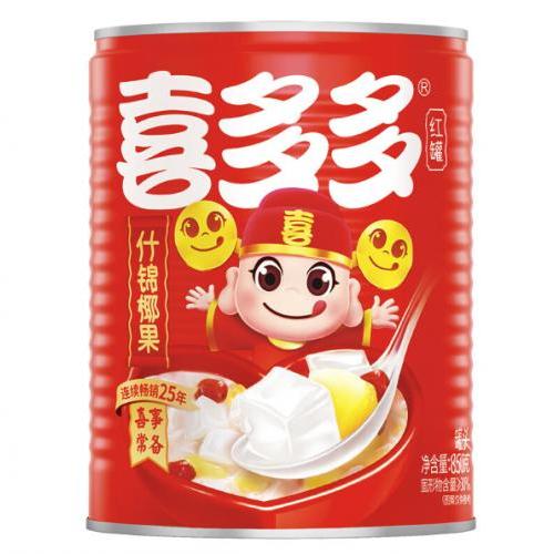 喜多多杂锦椰果罐头 850g
