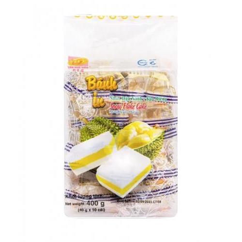 新华园冷冻雪花饼 - 绿豆榴莲味 400g
