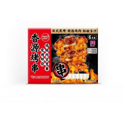 香源烤串- 炭烧照烧鸡腿肉京葱串 250g