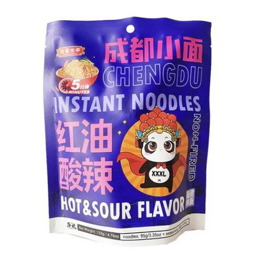 巴蜀世家成都小面-红油酸辣味 135g (买1赠1)
