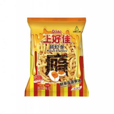 上好佳鲜虾条 - 鲜香咸蛋黄味 75g