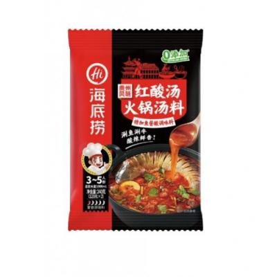 海底捞火锅汤料 - 红酸汤 240g