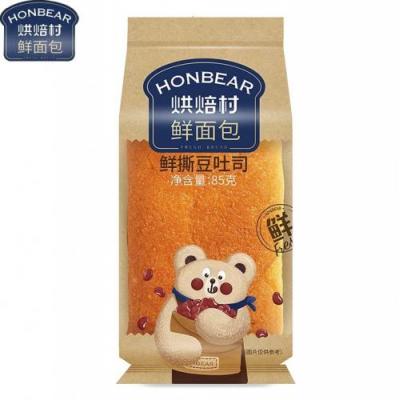 烘培村鲜面包鲜撕豆吐司 85g
