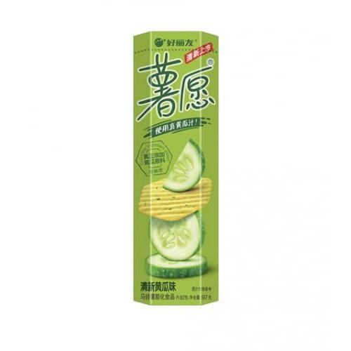 好丽友薯愿薯片- 清新黄瓜味 104g
