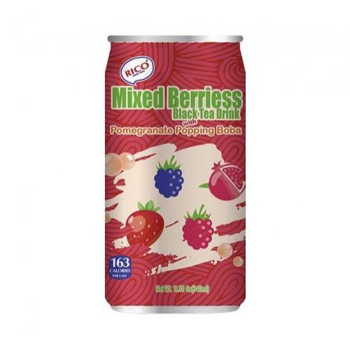 红牌混合莓果爆珠红茶 340ml