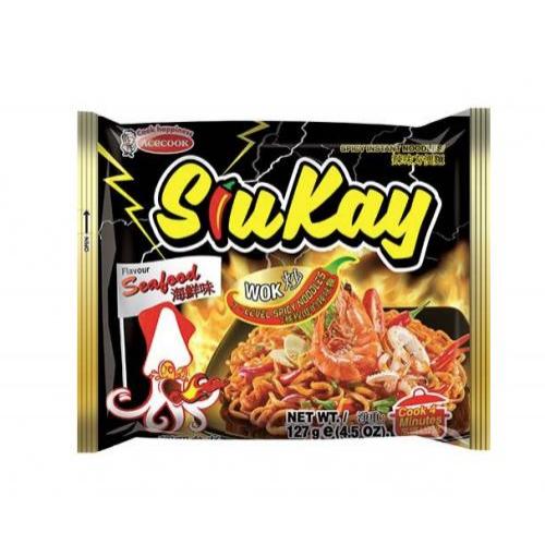 Acecook SiuKay 炒面 - 辣海鲜味 127g