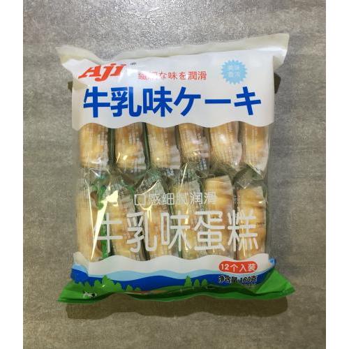 AJI 蛋糕 - 牛乳味 180g