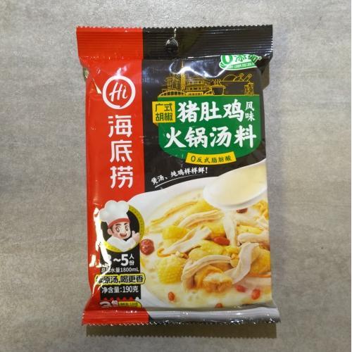 海底捞火锅底料 - 胡椒猪肚鸡 190g