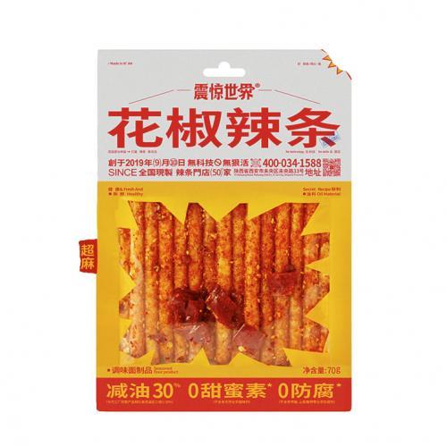 震惊世界花椒辣条 70g (买1赠1)