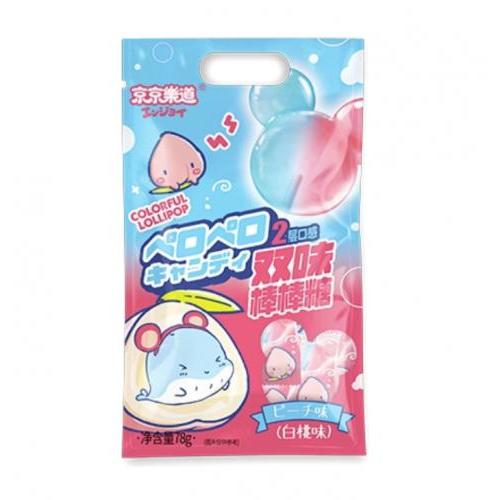 京京乐道棒棒糖 - 白桃 78g