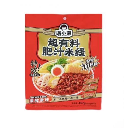 满小饱超有料肥汁米线-激酸激辣 457g