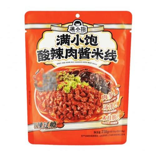 满小饱酸辣肉酱米线 238g