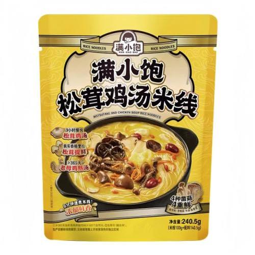 满小饱松茸鸡汤米线 240g