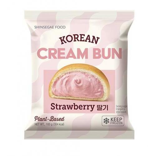 韩国新世界冷冻奶油面包-草莓味 100g