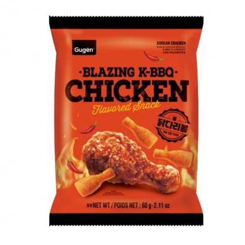 Gugen 韩式小鸡腿零食 - 炽焰K-BBQ味 60g