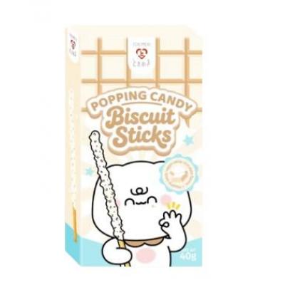 Tokimeki 跳跳糖饼干棒 - 白巧克力味 40g